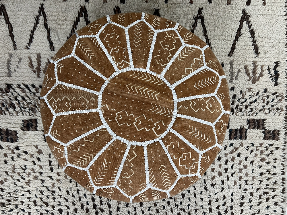 Moroccan ottoman pouf - African Ambience II