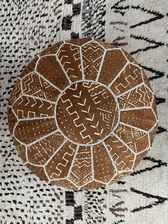 Moroccan ottoman pouf - African Ambience