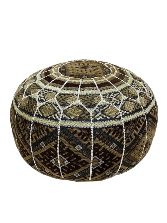 Moroccan ottoman pouf - African Illusion