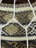 Moroccan ottoman pouf - African Illusion