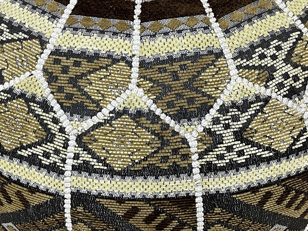 Moroccan ottoman pouf - African Illusion