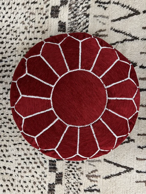 Moroccan ottoman pouf - Arabian Afternoon