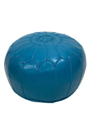 Moroccan Baby Blue Pouf