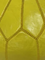 Moroccan ottoman pouf - Banana Glow