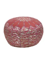 Moroccan ottoman pouf - Bubblegum Delight