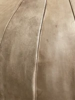 Moroccan ottoman pouf - Caramel Vanilla