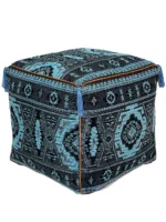 Moroccan ottoman pouf - Chefchaouen Cozy