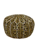 Moroccan ottoman pouf - Cinnamon Chill