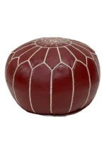 Moroccan ottoman pouf - Cinnamon Sensation