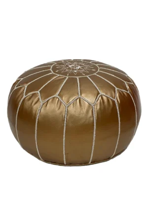 Moroccan Cocoa Charm Pouf