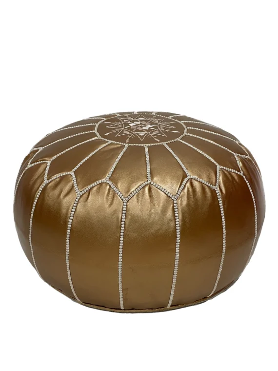 Moroccan ottoman pouf - Cocoa Charm