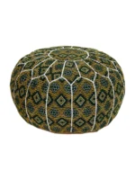 Moroccan ottoman pouf - Coffee Craze