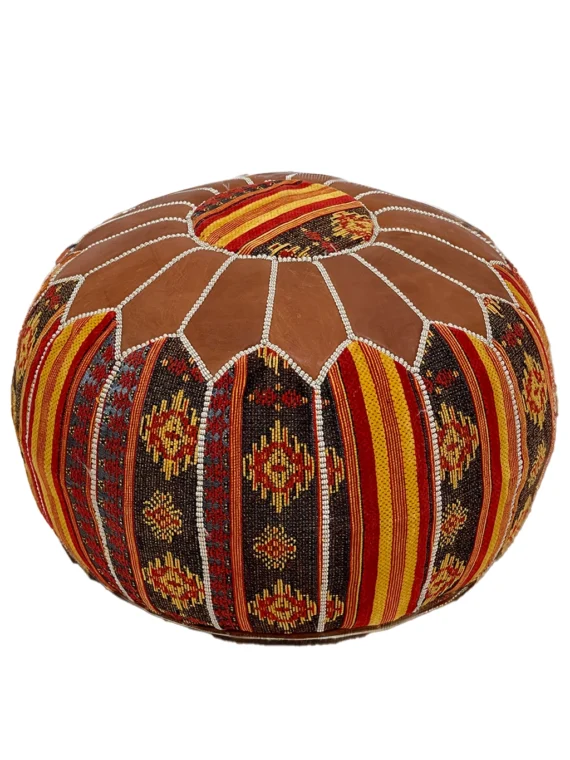 Moroccan ottoman pouf - Colored Moropouf