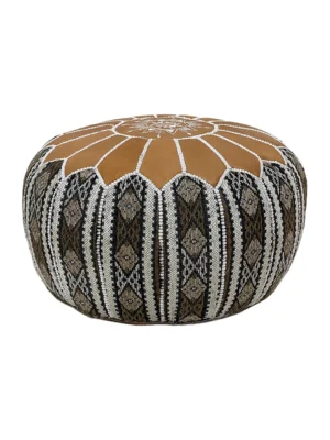 Moroccan Cookies and Cream Pouf