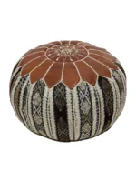 Moroccan ottoman pouf - Desert Dunes