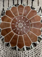 Moroccan ottoman pouf - Desert Dunes
