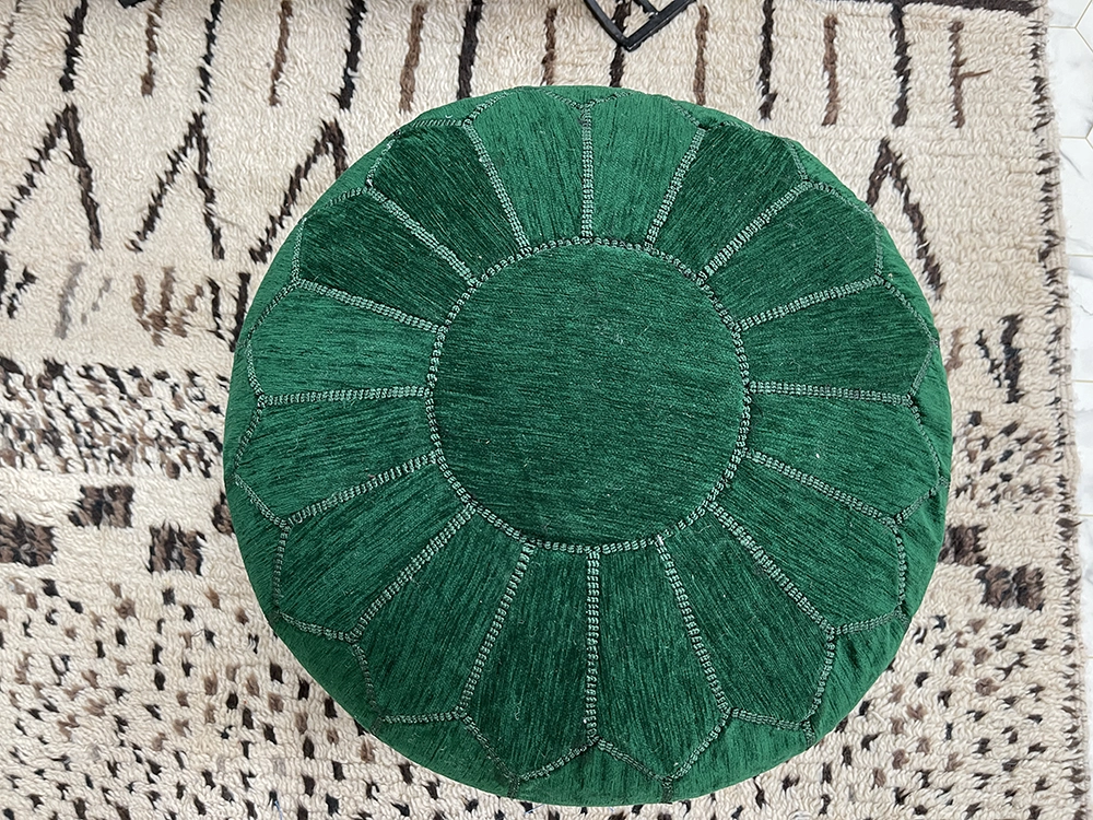Moroccan ottoman pouf - Fez Footstool
