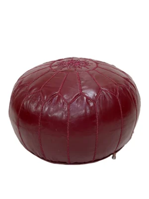 Garnet Glory moroccan pouf