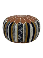 Moroccan ottoman pouf - Golden Hour