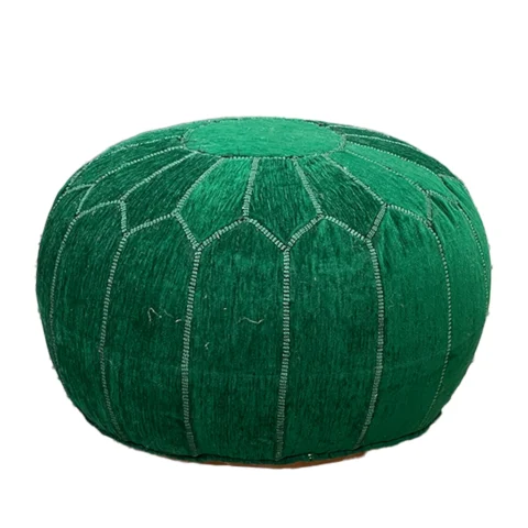 Moroccan Green Joy Pouf