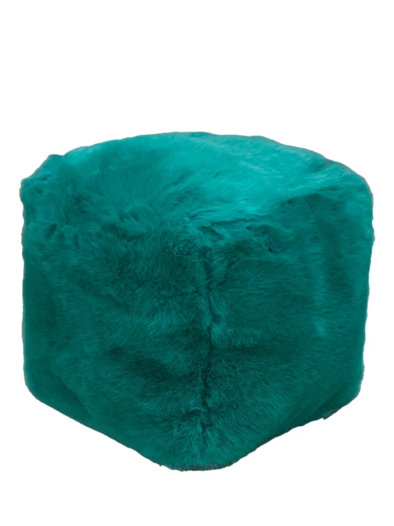 Moroccan ottoman pouf - Green Tea