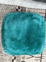 Moroccan ottoman pouf - Green Tea