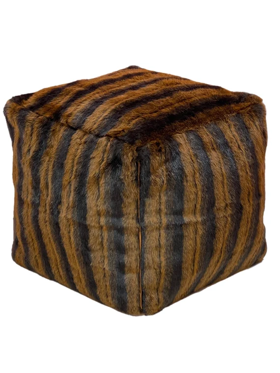 Moroccan ottoman pouf - Henna Hides