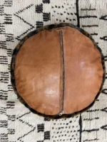 Moroccan ottoman pouf - Henna Oasis