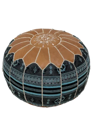 Moroccan Indigo Zenith Pouf