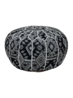 Moroccan ottoman pouf - Licorice Lullaby
