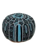 Moroccan ottoman pouf - Majestic Oasis