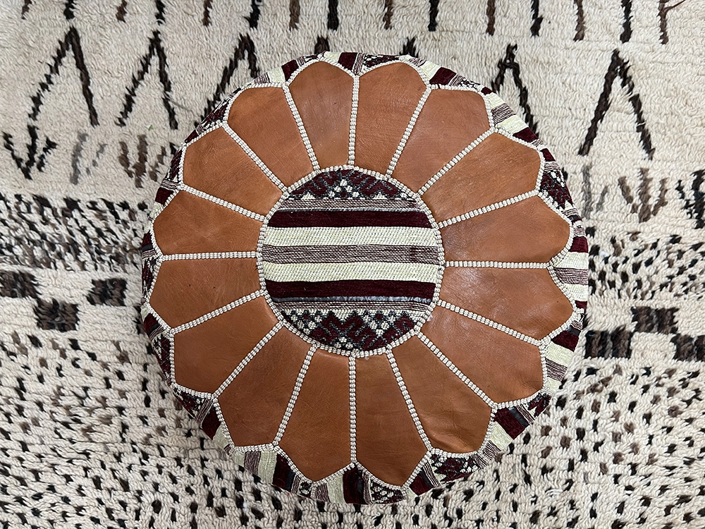 Moroccan ottoman pouf - Marrakech Medley