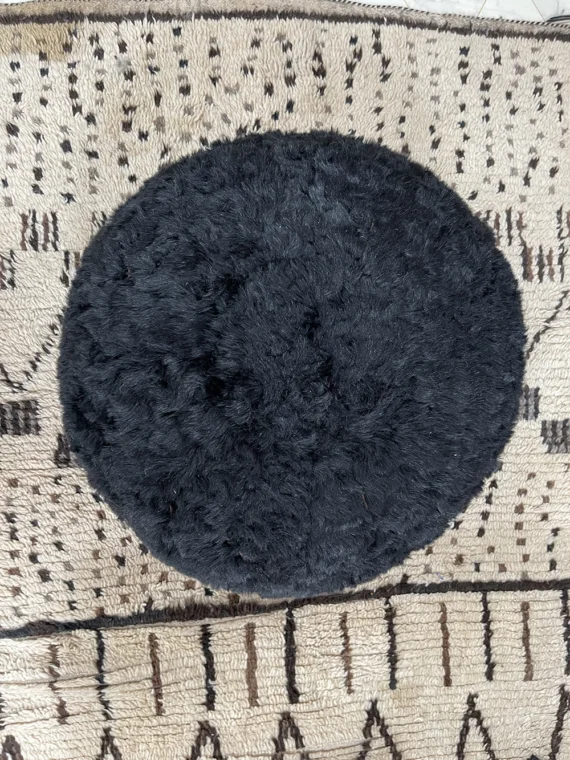 Moroccan ottoman pouf - Midnight Medina