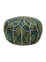 Moroccan ottoman pouf - Minty Fresh
