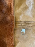 Moroccan ottoman pouf - Mocha Oasis