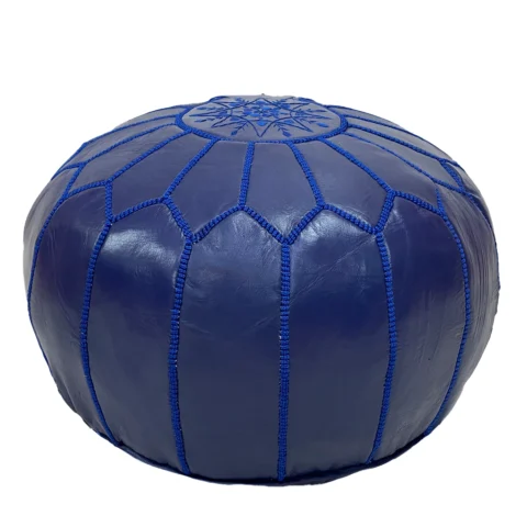 Moroccan Navy Horizon Pouf