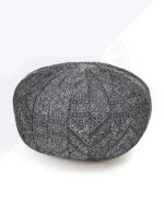 Moroccan ottoman pouf - Night and Day