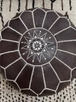 Moroccan ottoman pouf - Oasis Ottoman