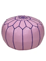 Moroccan ottoman pouf - Pink Glamour