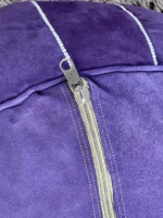Moroccan ottoman pouf - Purple Palace