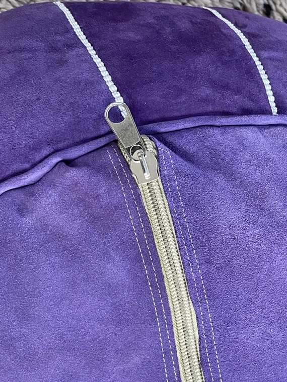 Moroccan ottoman pouf - Purple Palace