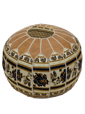 Moroccan Rabat Resting Pouf