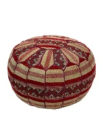Moroccan ottoman pouf - Round  Bazaar