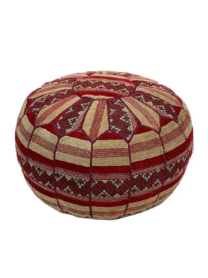 Moroccan Round Bazaar Pouf