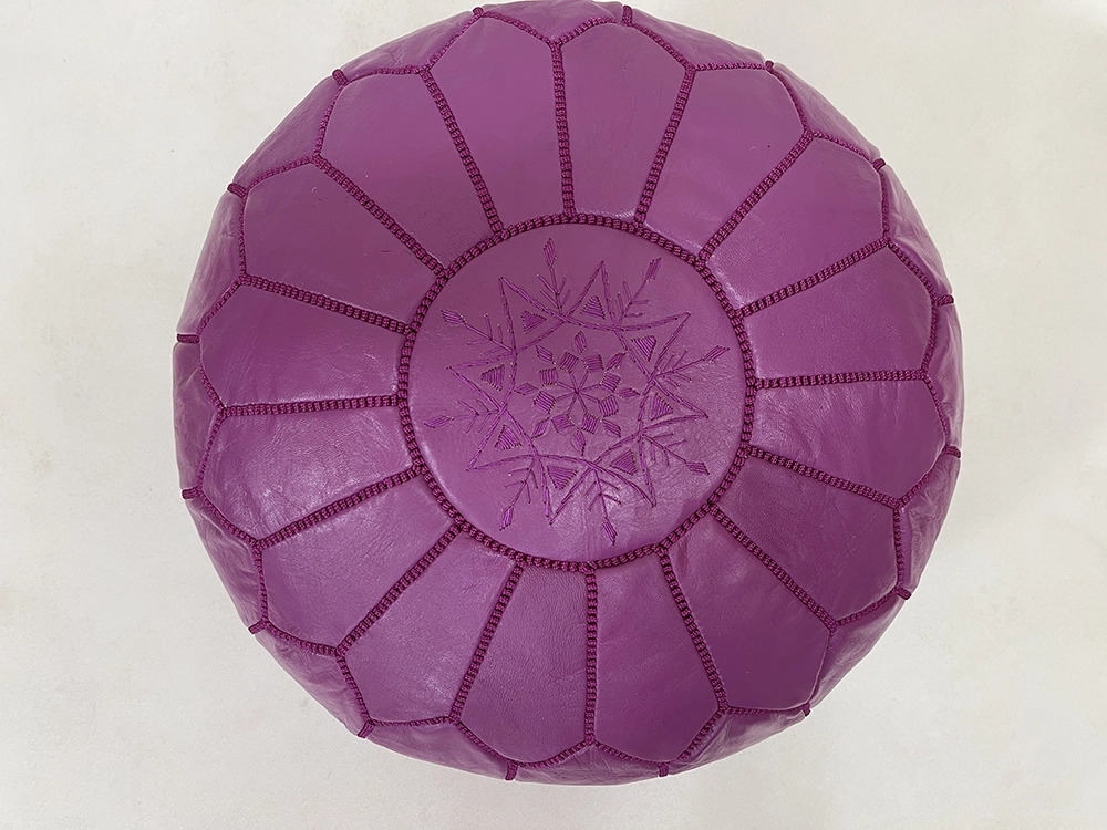 Moroccan ottoman pouf - Royal Velvet