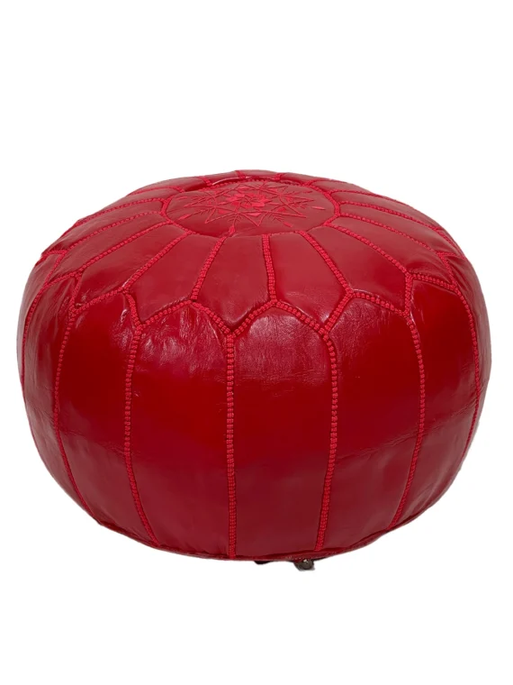 Moroccan ottoman pouf - Rustic Romance