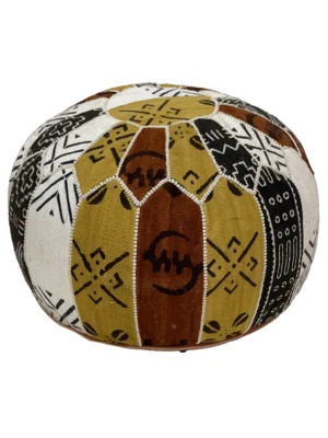 Moroccan Savannah Souk Pouf