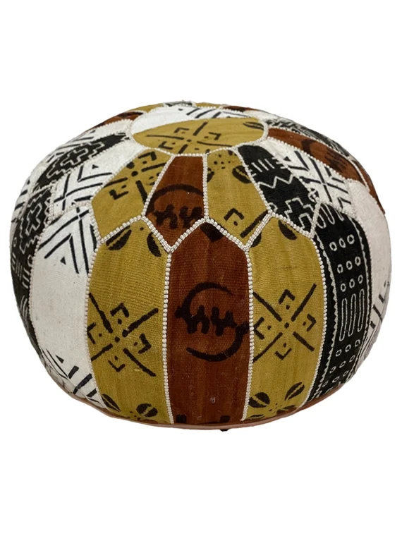 Moroccan ottoman pouf - Savannah Souk