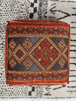Moroccan ottoman pouf - Spice Square Seat