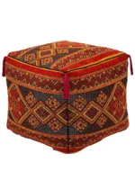 Moroccan ottoman pouf - Spice Square Seat